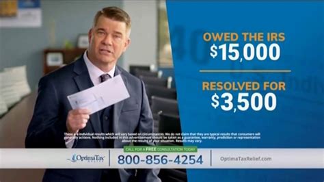 Optima Tax Relief TV commercial - Important Message: Dont Take on the IRS Alone