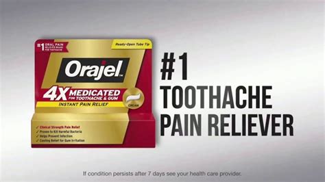 Orajel 4X Medicated TV Spot, 'Instantáneo'