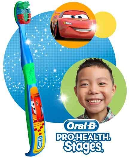 Oral-B Pro Health Stages Disney Pixar Cars Manual Toothbrush