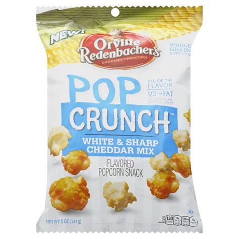 Orville Redenbacher's Pop Crunch White & Sharp Cheddar Mix logo