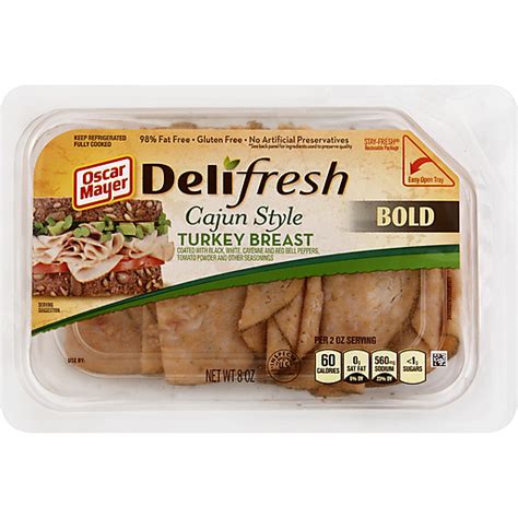 Oscar Mayer Deli Fresh Cajun Style Bold Turkey Breast