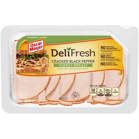 Oscar Mayer Deli Fresh Cracked Black Pepper Turkey Breast logo