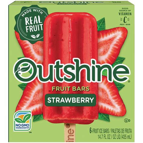 Outshine Fruit Bars Strawberry logo