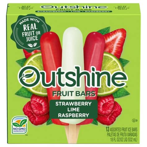 Outshine Strawberry, Lime & Raspberry Fruit Bars logo