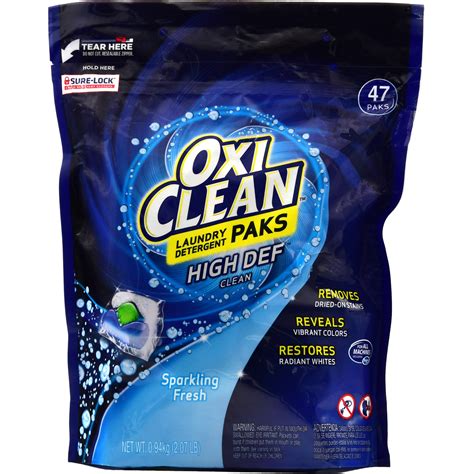 OxiClean Laundry Detergent HD Paks logo