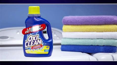 OxiClean Laundry Detergent TV commercial - Live from the Washer