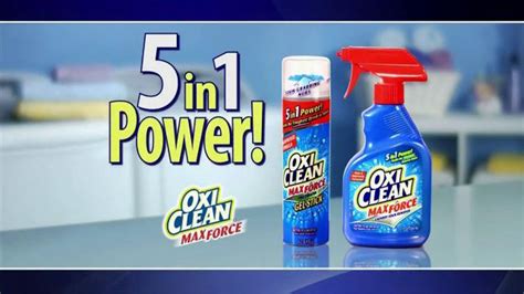 OxiClean MaxForce TV Spot, '5 in 1 Power' featuring Anthony Sullivan