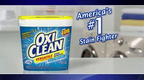 OxiClean TV Commercial For Versatile Stain Remover