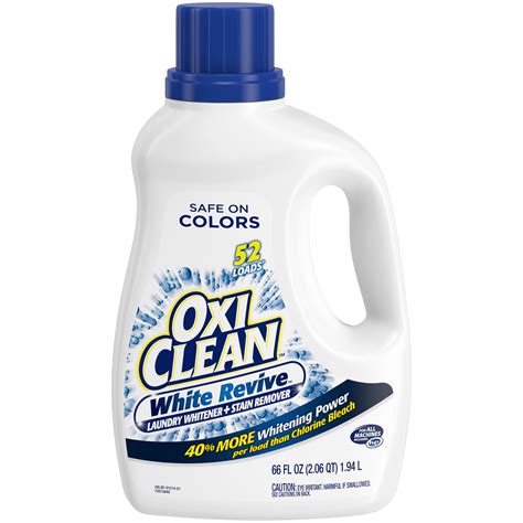 OxiClean White Revive Laundry Whitener + Stain Remover Powder tv commercials
