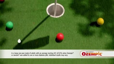 Ozempic TV commercial - Minigolf