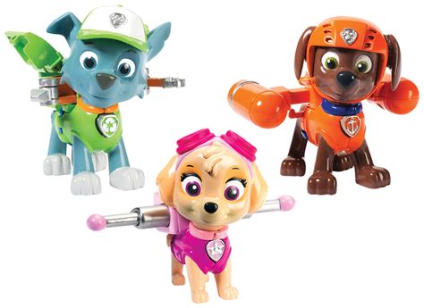 PAW Patrol Action Pack Pups Three Pack logo