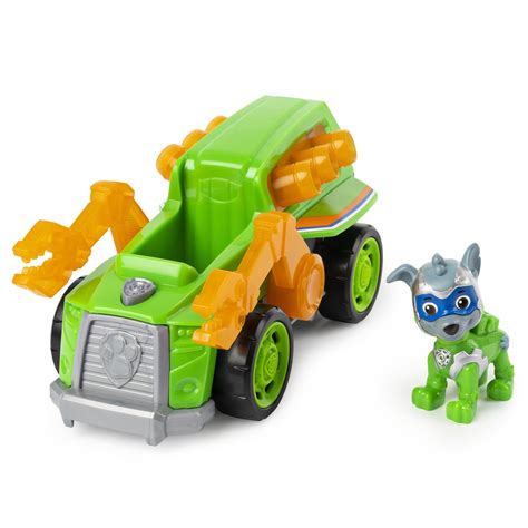 PAW Patrol Mighty Pups Super Paws Rocky's Deluxe Vehicle logo