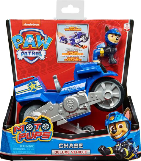 PAW Patrol Moto Pups Chase’s Deluxe Pull Back Motorcycle