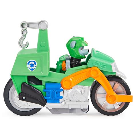 PAW Patrol Moto Pups Rocky’s Deluxe Pull Back Motorcycle logo