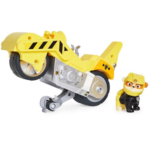 PAW Patrol Moto Pups Rubble’s Deluxe Pull Back Motorcycle logo