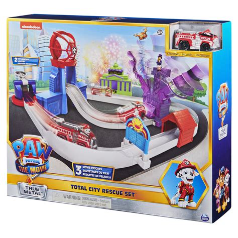 PAW Patrol True Metal Total City Rescue Track Set logo