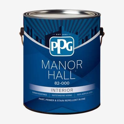 PPG Industries Manor Hall Interior Satin Acrylic Latex Paint logo