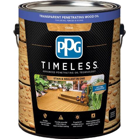 PPG Industries Timeless Transparent Penetrating Wood Oil