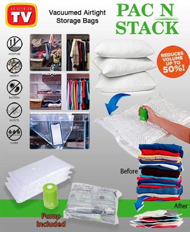 Pac N Stack Storage Bags