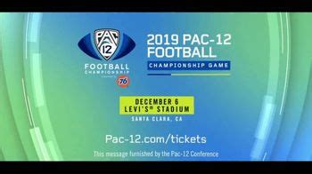 Pac-12 Conference TV Spot, '2019 Football Championship Game: Levi's Stadium' created for Pac-12 Conference