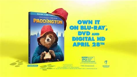 Paddington Blu-ray TV commercial