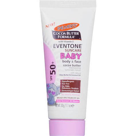 Palmer's Eventone Suncare Cocoa Butter Moisturizing Baby Body & Face