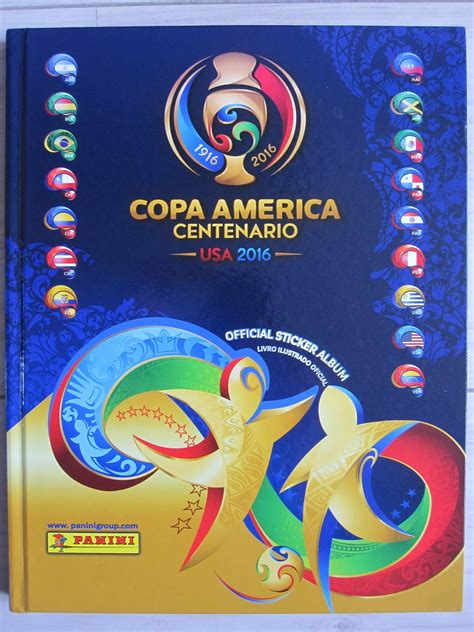 Panini Copa America Centenario USA 2016 Official Licensed Album logo
