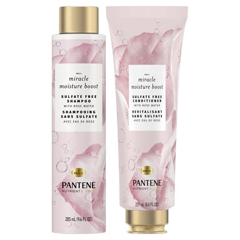 Pantene Nutrient Blends Miracle Moisture Boost Conditioner with Rose Water logo