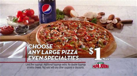 Papa Johns BBQ Chicken & Bacon Pizza TV commercial