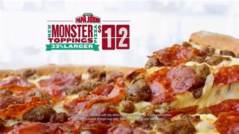 Papa John's Monster Toppings Pizza TV Spot, 'Film Room' Ft. Peyton Manning created for Papa Johns