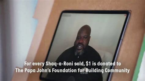 Papa John's Shaq-a-Roni TV Spot, 'Pizza Time' Featuring Shaquille O'Neal, Song by Nappy Roots featuring Shaquille O'Neal