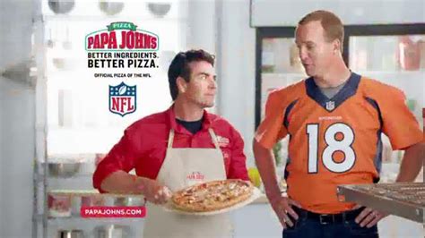 Papa Johns TV commercial - NFL Playoffs con Peyton Manning