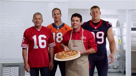 Papa John's TV Spot, 'Super Bowl 50' Feat. Peyton Manning, J.J. Watt featuring Papa John (John Schnatter)