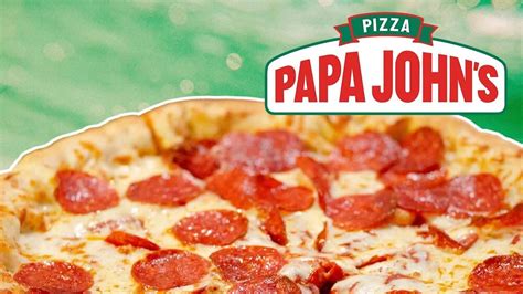 Papa Johns One-Topping Pizza logo