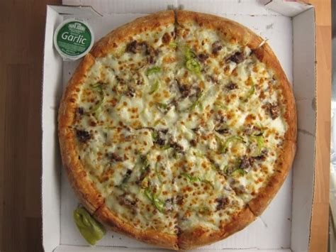 Papa Johns Steak and Cheese Pizza logo