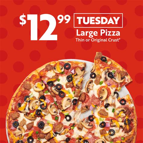 Papa Murphy's Pizza $12.99 Tuesday