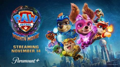 Paramount+ Paw Patrol: The Movie logo