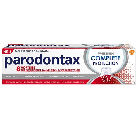 Parodontax Whitening Complete Protection logo