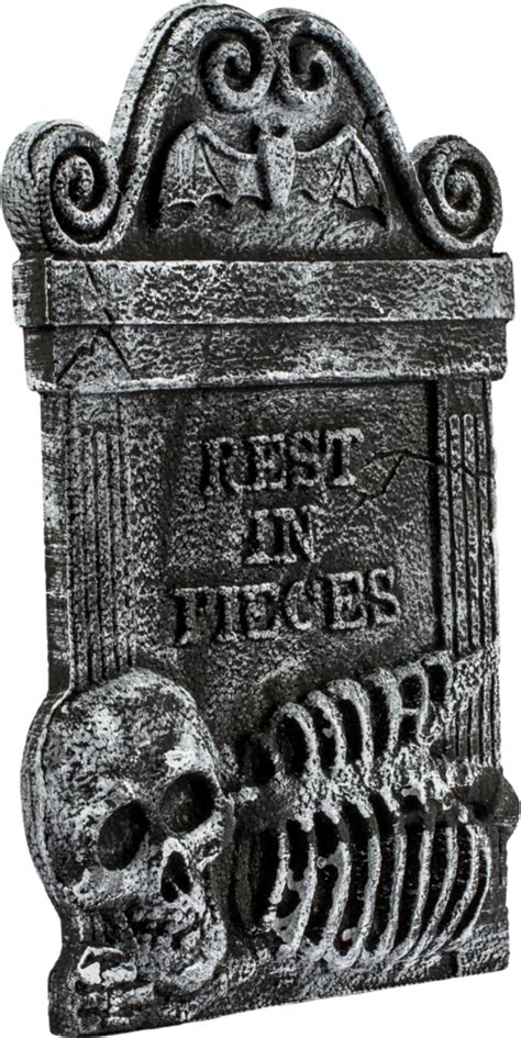 Party City 22 in. Foam Rest in Pieces Skeleton Tombstone logo