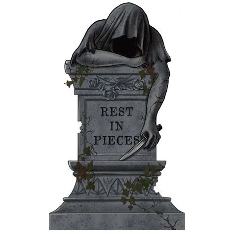 Party City 22 in. Reaper Tombstone Decoration