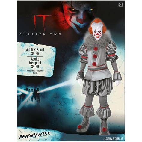 Party City Adult Tattered Pennywise Costume - It Chapter Two