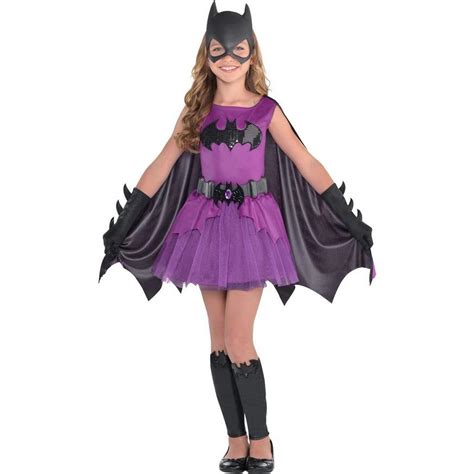 Party City Girls Purple Batgirl Costume logo