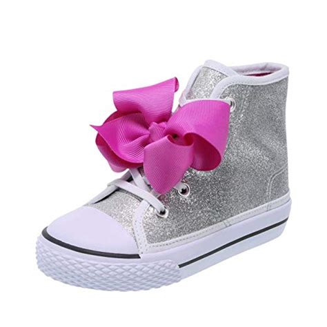 Payless Shoe Source Girls' JoJo Legacee Sneaker High-Top - Silver Glitter logo