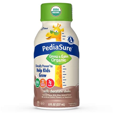 PediaSure Grow & Gain Organic Milk Chocolate Shake