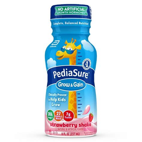 PediaSure Grow & Gain Strawberry Shake logo