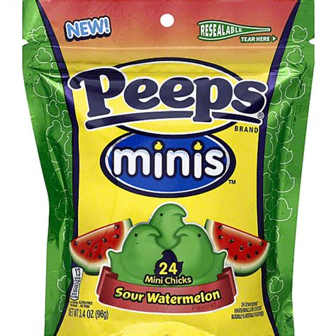 Peeps Sour Watermelon Minis logo