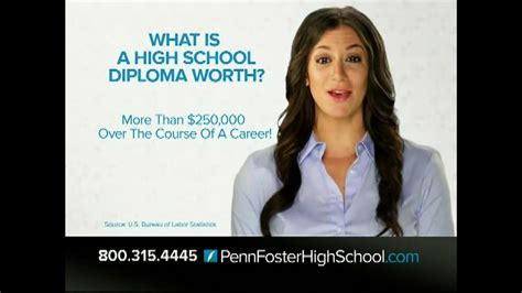 Penn Foster High School TV commercial - Value of a Diploma