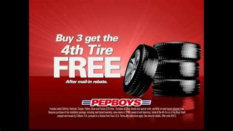 PepBoys TV Commercial '4th Tire Free' created for PepBoys