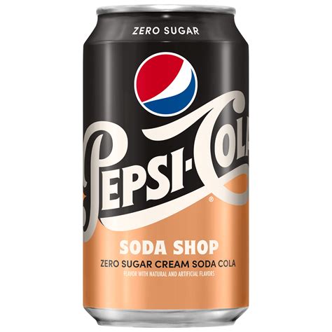 Pepsi Zero Sugar Cream Soda Soda Shop Zero Sugar