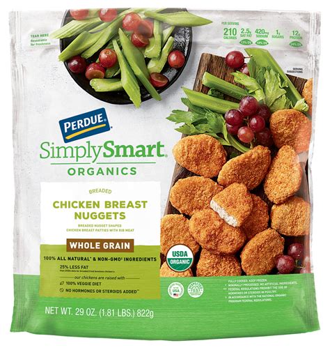 Perdue Farms Simply Smart Organics Chicken Breast Nuggest Whole Grain logo